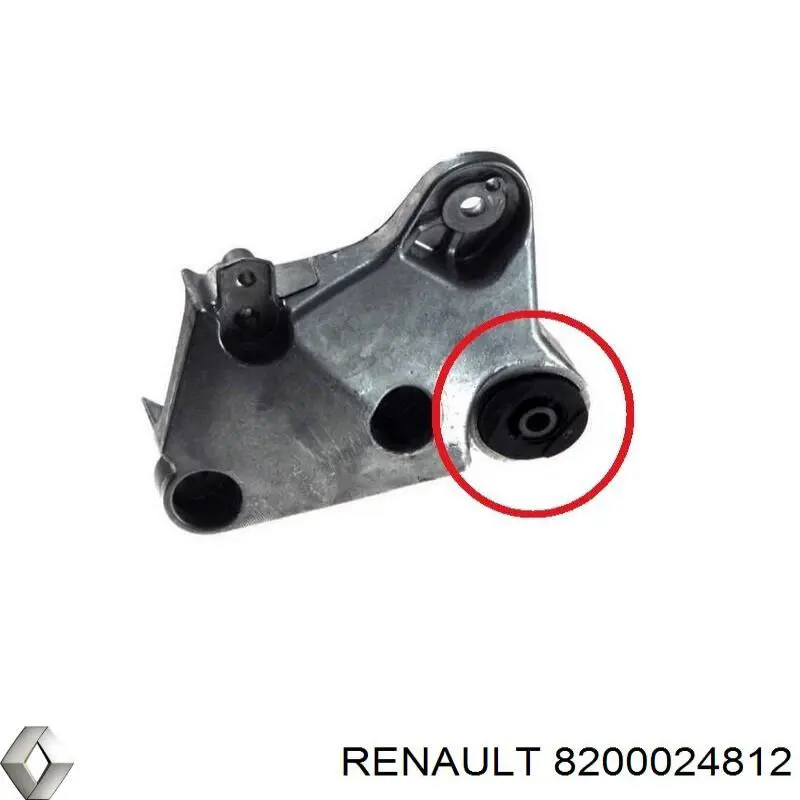 8200024812 Renault (RVI) soporte, motor, derecho, silentblock