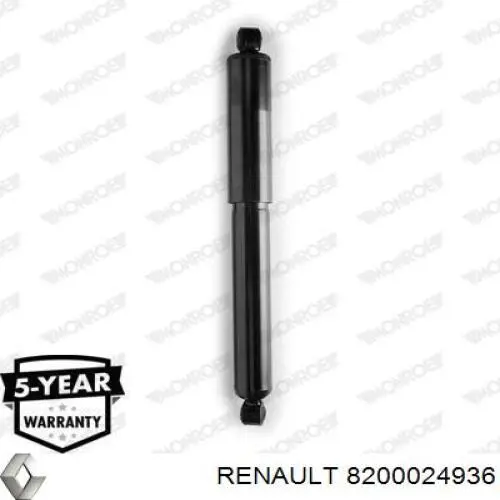 8200024936 Renault (RVI) amortiguador trasero