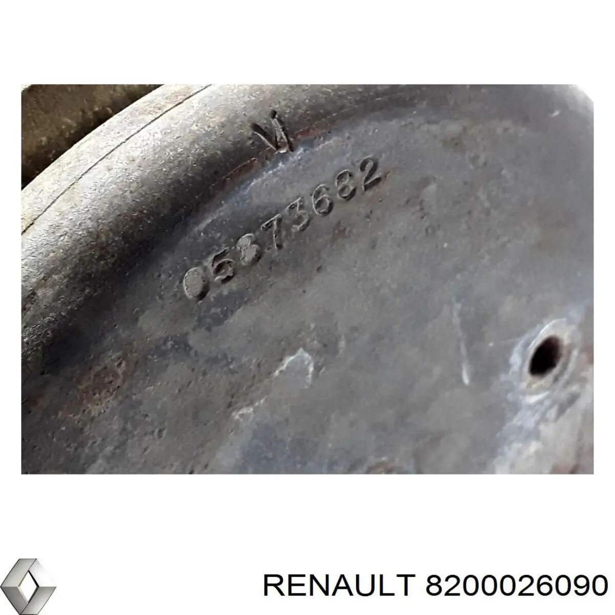 8200026090 Renault (RVI) muelle neumático, suspensión, eje trasero