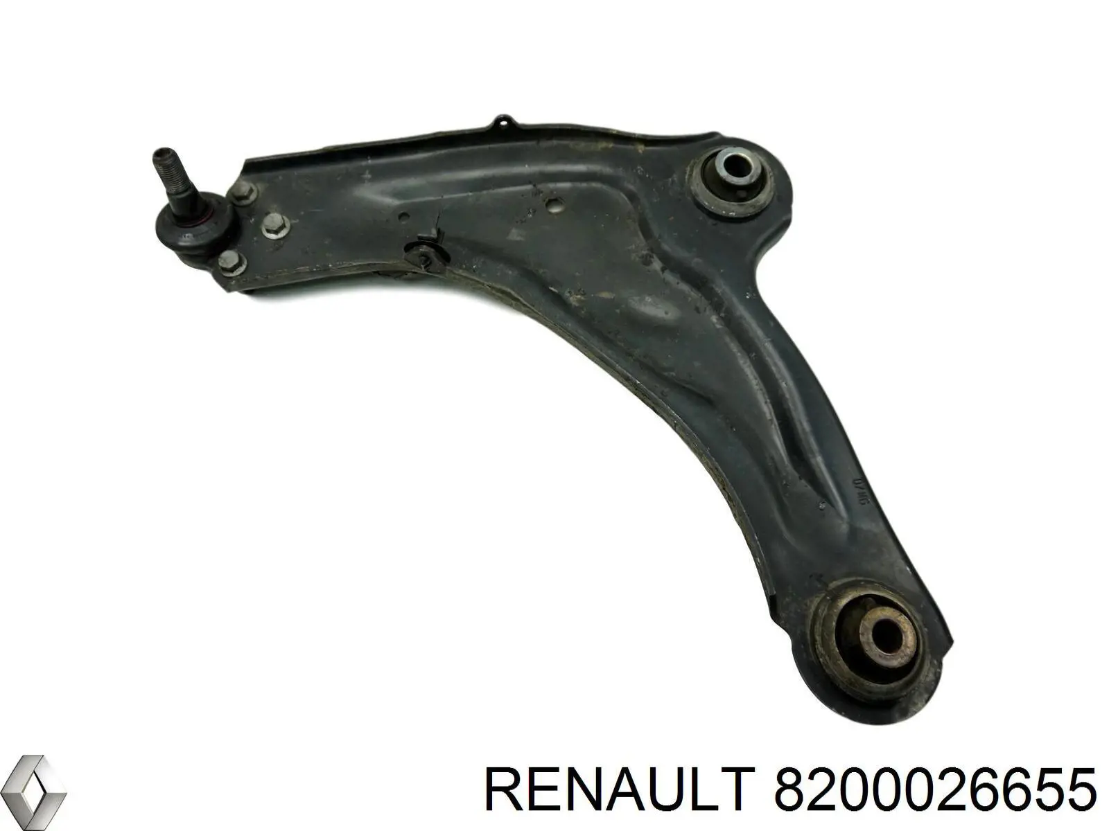 8200026655 Renault (RVI) barra oscilante, suspensión de ruedas delantera, inferior derecha