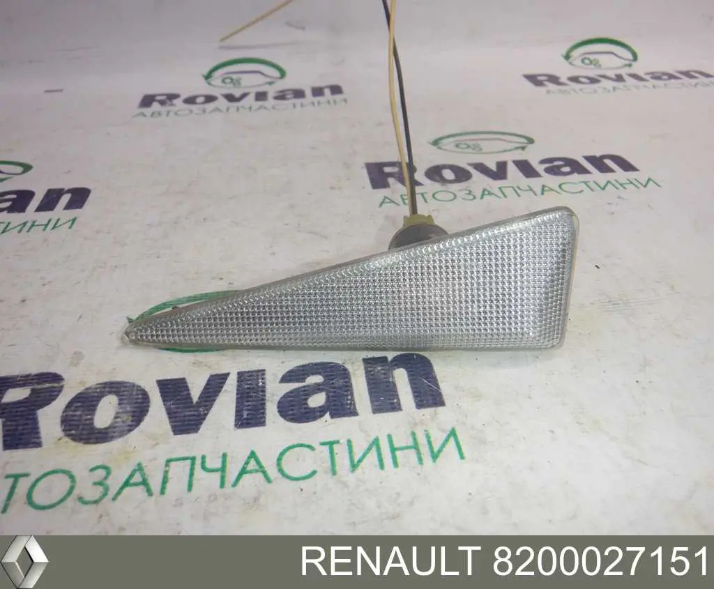 8200027151 Renault (RVI) luz intermitente guardabarros izquierdo