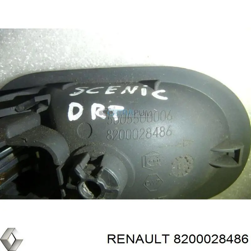 Comprar 8200028486 Renault (RVI) Manija interior derecha delantera/trasera de puerta