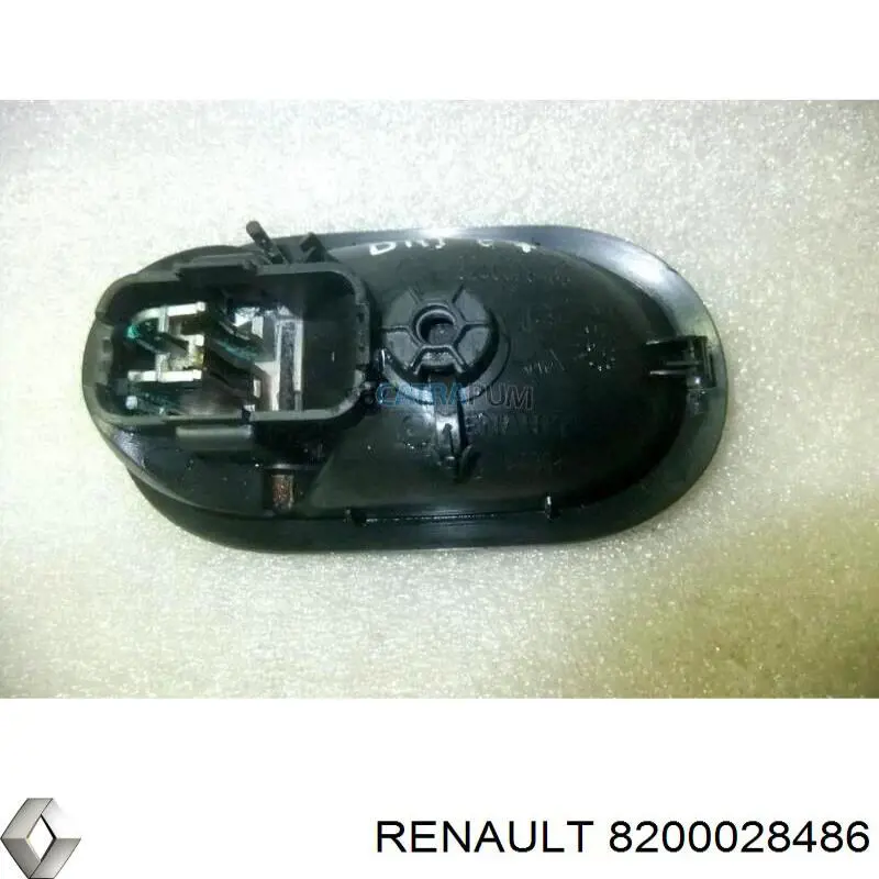 Manija interior derecha delantera/trasera de puerta Renault (RVI) 8200028486