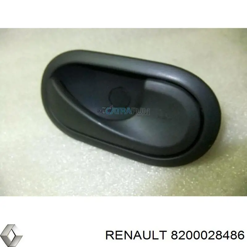 Manija interior derecha delantera/trasera de puerta 8200028486 Renault (RVI)