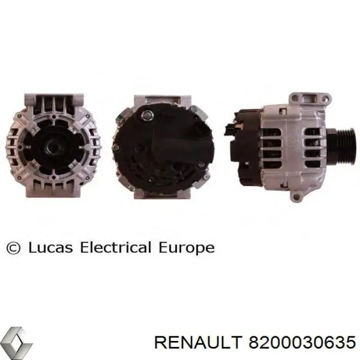 Alternador del motor Renault (RVI) 8200030635 precio, desde 40,50 EUR