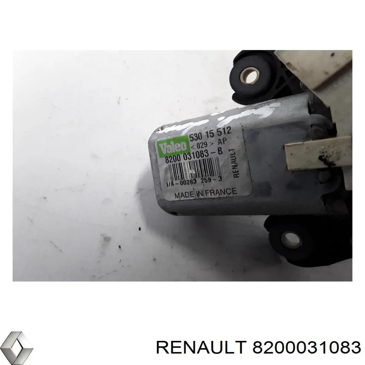 Motor del limpiaparabrisas trasero Renault (RVI) 8200031083 precio, desde 58,08 EUR