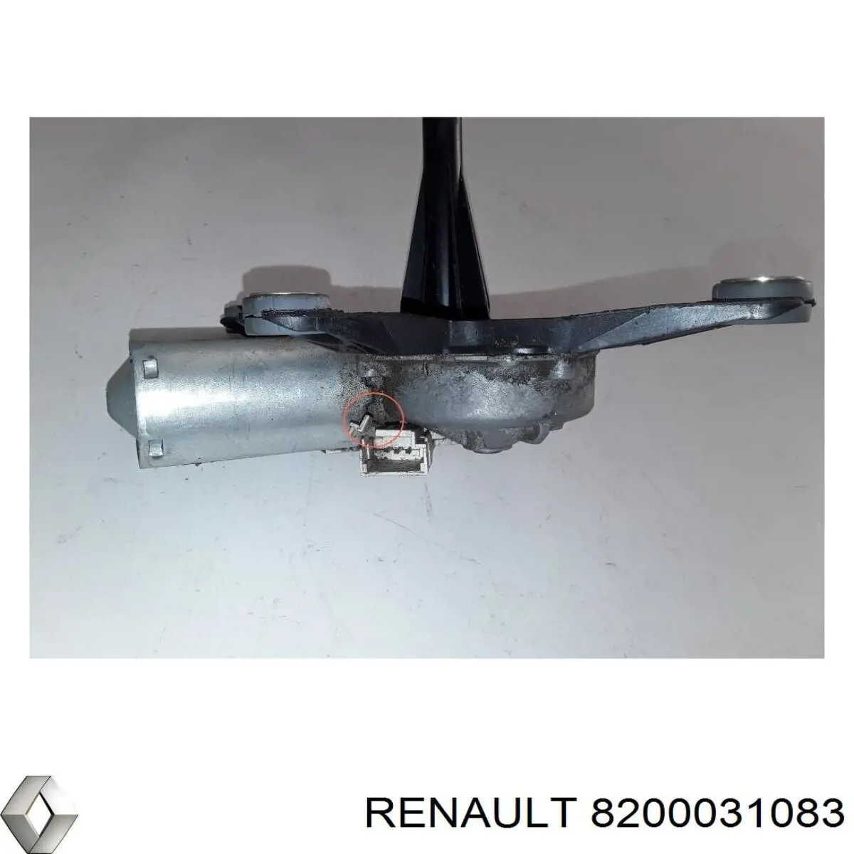 Motor limpiaparabrisas, trasera 8200031083 Renault (RVI)