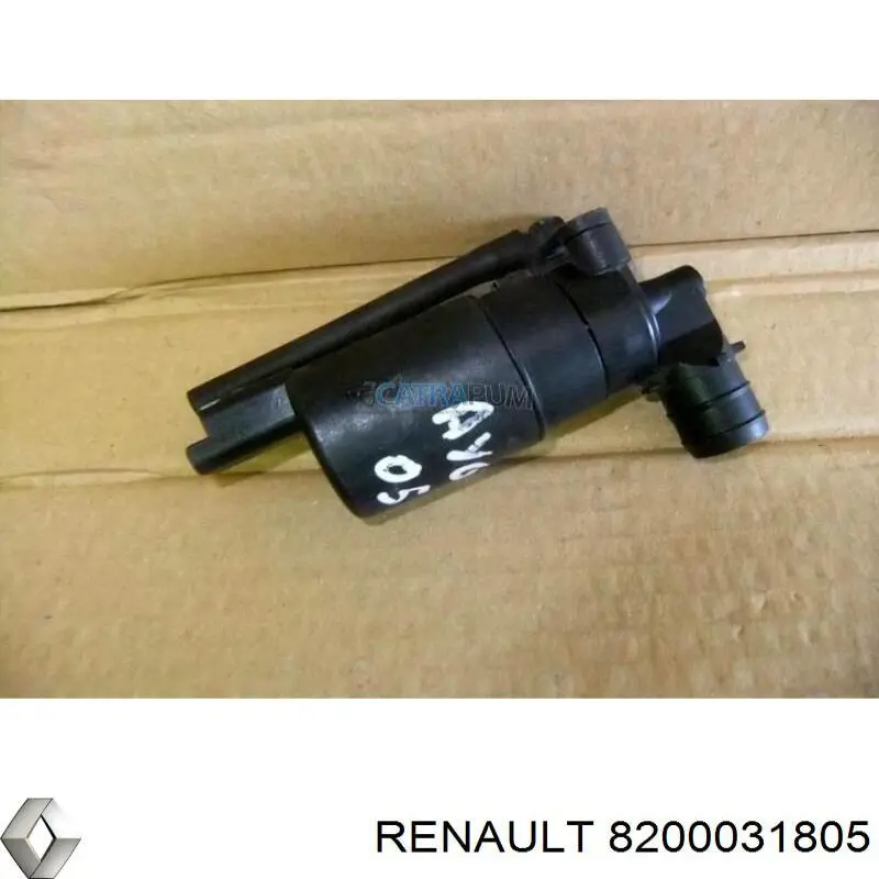 8200031805 Renault (RVI) bomba de limpiaparabrisas delantera