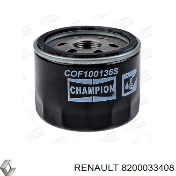 Filtro de aceite Renault Megane 1 LA0, LA1