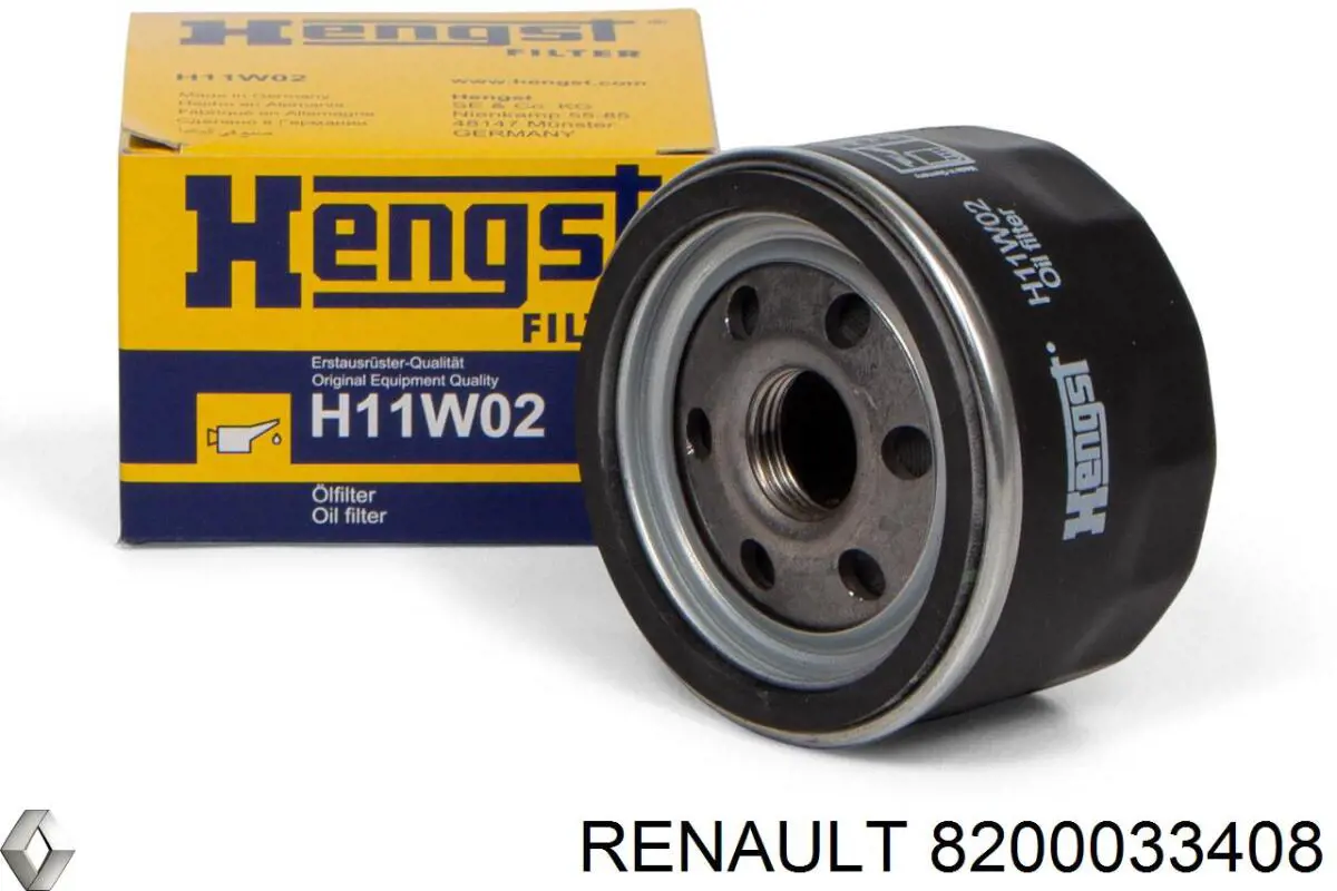 Filtro de aceite Renault Megane 1 LA0, LA1