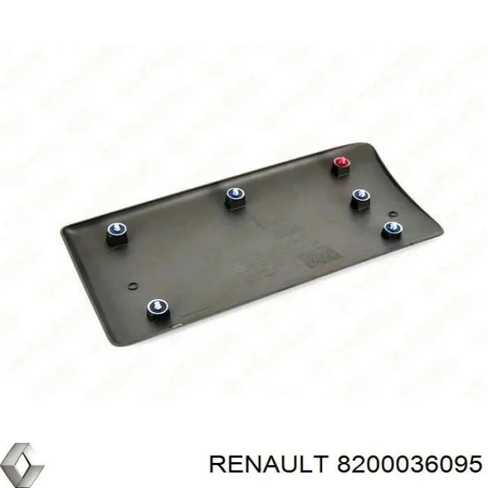 8200036095 Renault (RVI) moldura de guardabarro trasero derecho