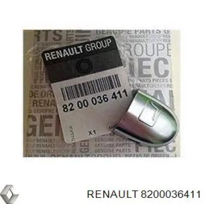 Tapa, manecilla puerta, delantera derecha para Renault Laguna (KG0)