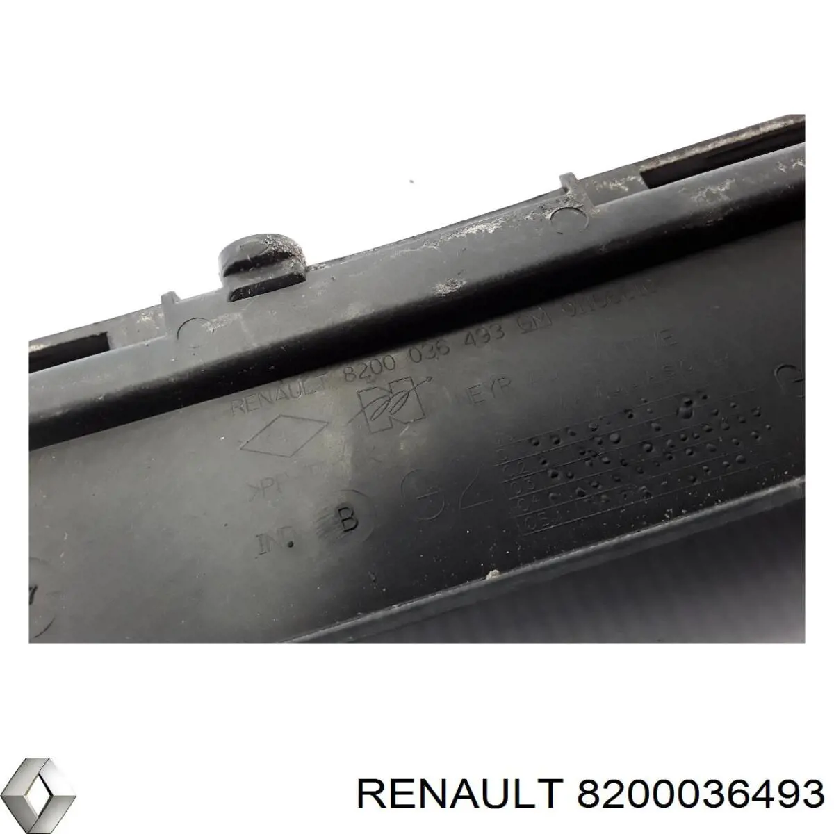 Rejilla de limpiaparabrisas izquierda para Renault Trafic (FL)