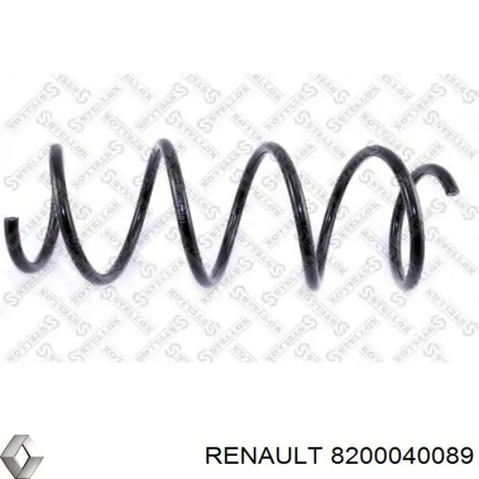 Muelle de suspensión eje delantero Renault Megane 2 LM0, LM1