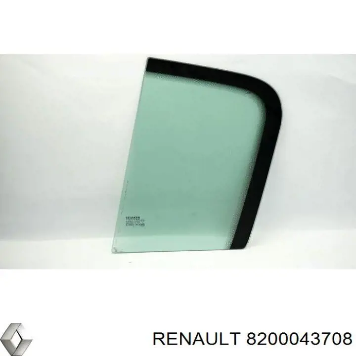 8200043708 Renault (RVI) ventanilla lateral de la puerta trasera derecha