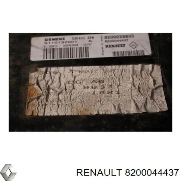 Módulo de control del motor Renault (RVI) 8200044437