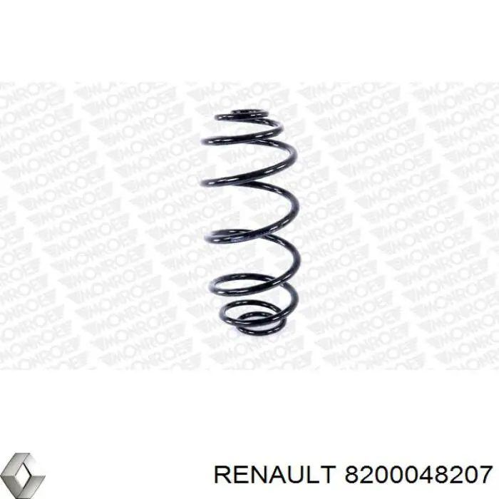 8200048207 Renault (RVI) muelle de suspensión eje trasero