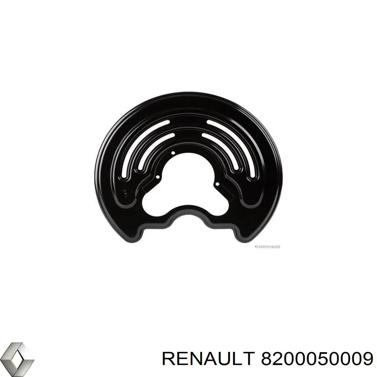 8200050009 Renault (RVI) chapa protectora contra salpicaduras, disco de freno trasero derecho