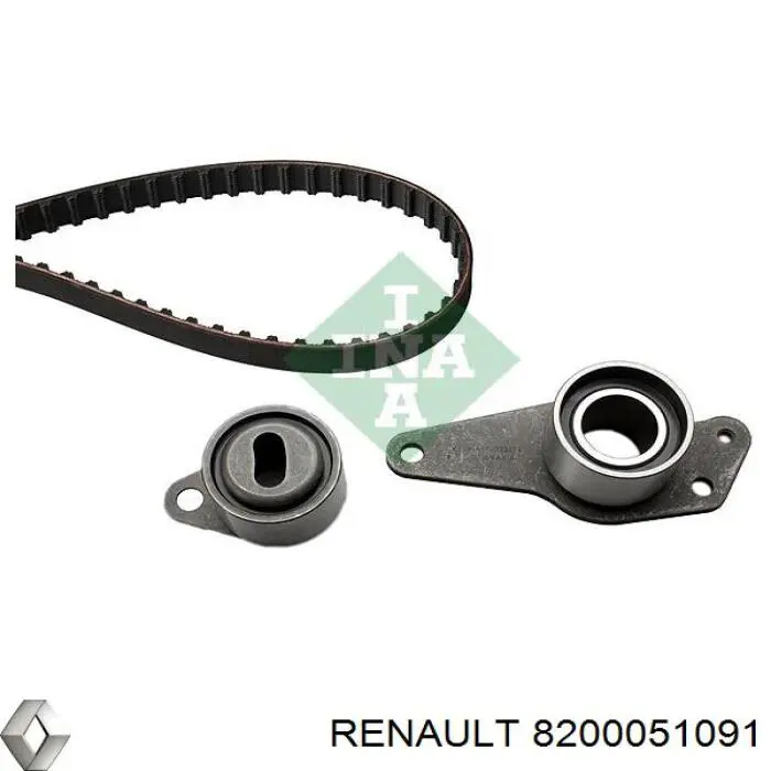 8200051091 Renault (RVI) rodillo intermedio de correa dentada