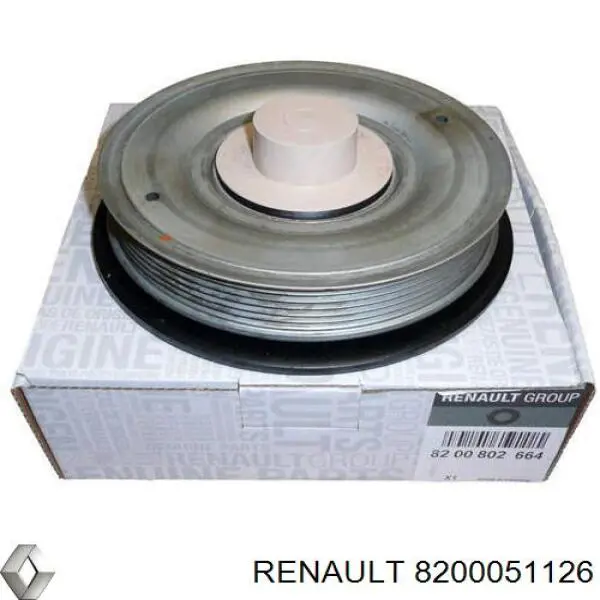 Comprar 8200051126 Renault (RVI) La polea del cigüeñal