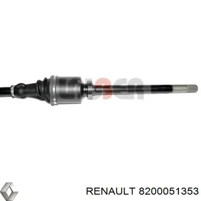 8200051353 Renault (RVI) árbol de transmisión delantero derecho