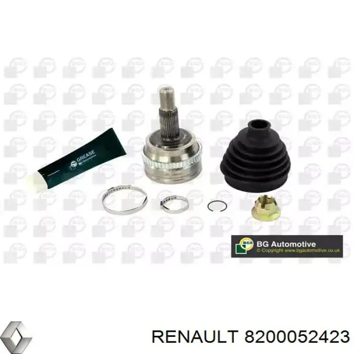 8200052423 Renault (RVI) árbol de transmisión delantero derecho