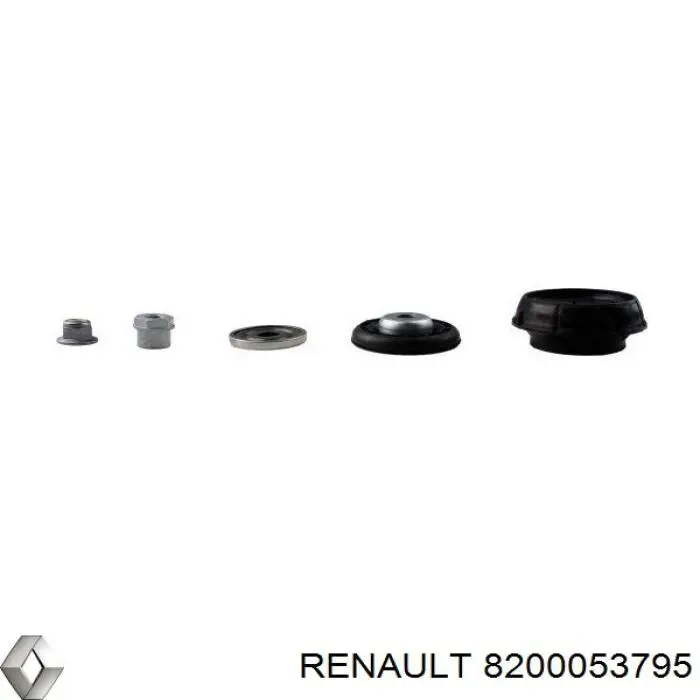 Soporte del amortiguador delantero Renault (RVI) 8200053795