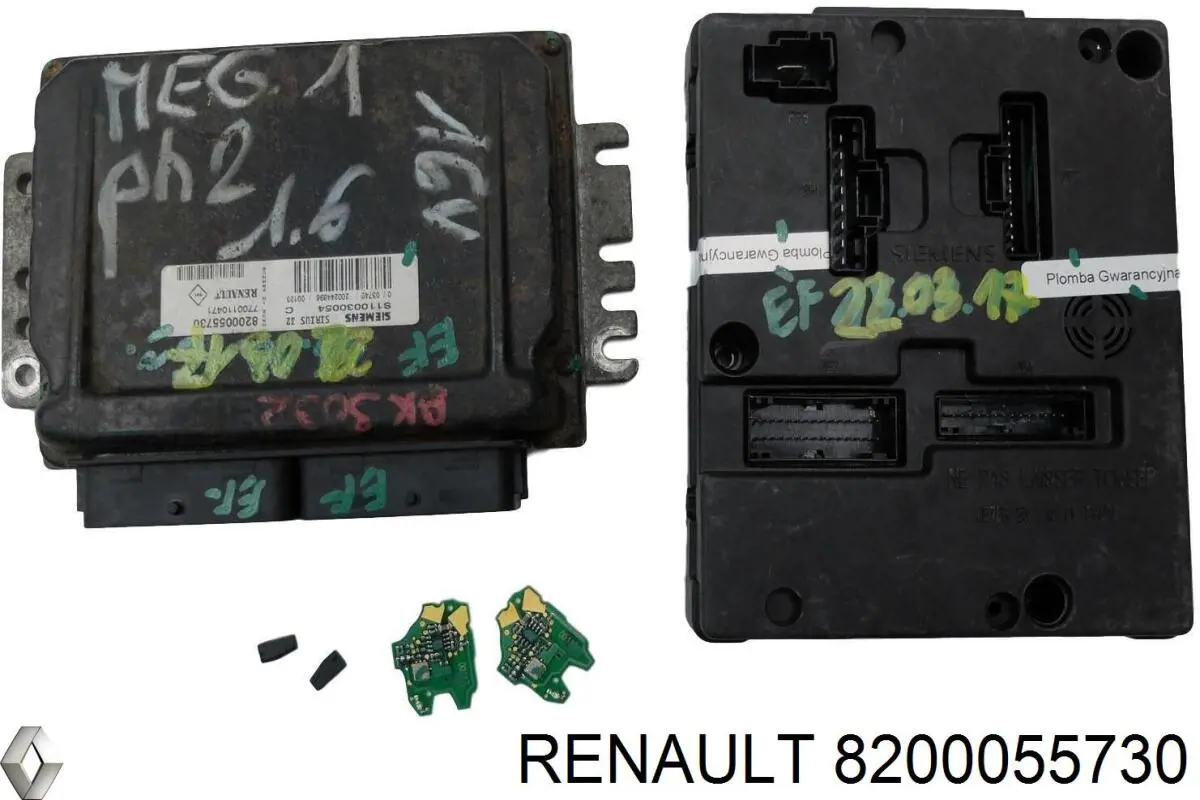 Unidad de control del motor  Renault (RVI) 8200055730 precio, desde 60,98 EUR