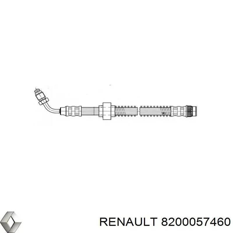Latiguillos de freno delantero Renault (RVI) 8200057460 precio, desde 16,86 EUR