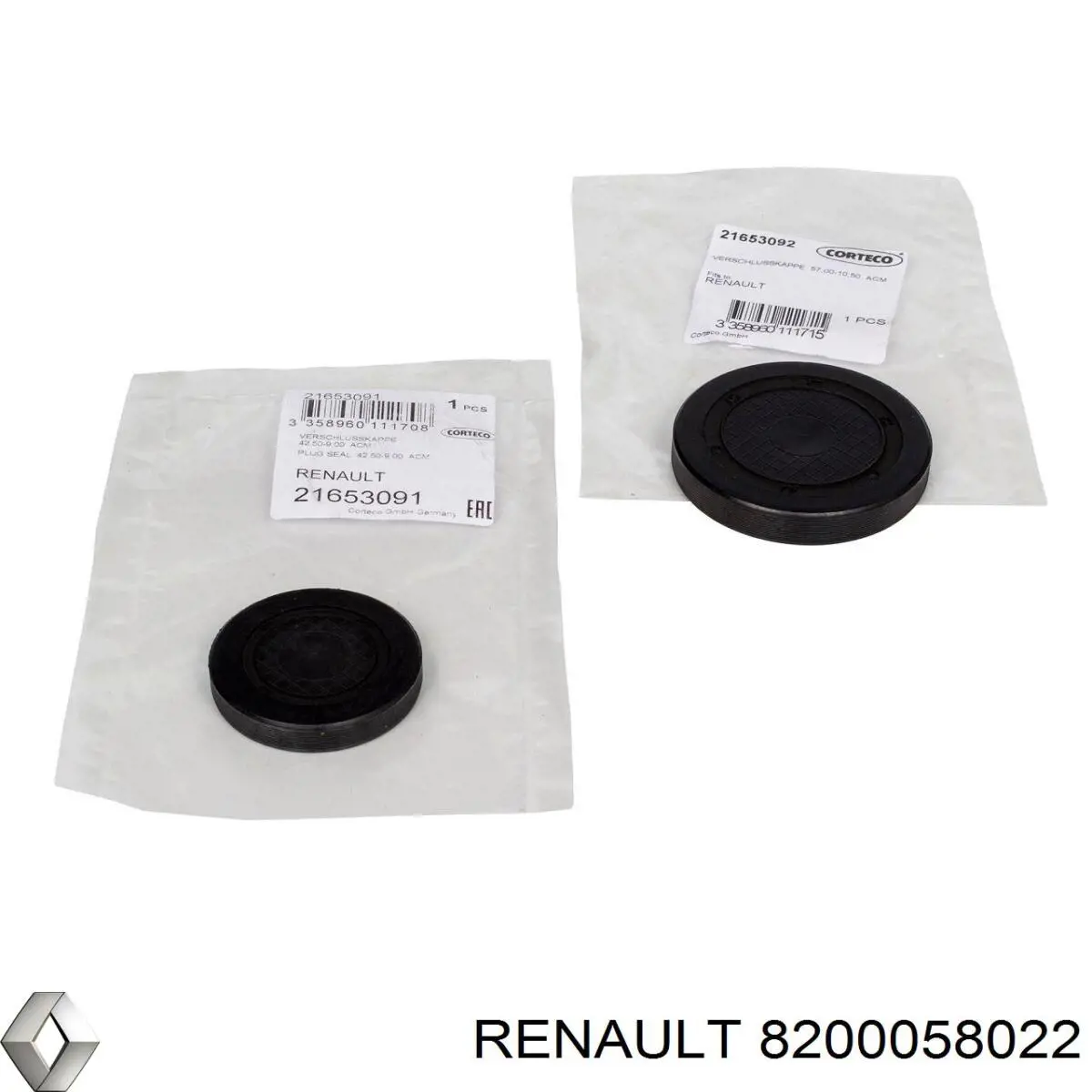 8200058022 Renault (RVI) tapón de culata
