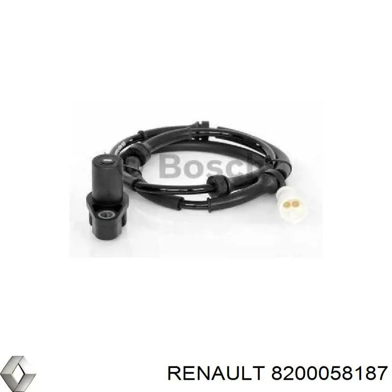 Sensor revoluciones de la rueda, trasero Renault (RVI) 8200058187 precio, desde 45,50 EUR