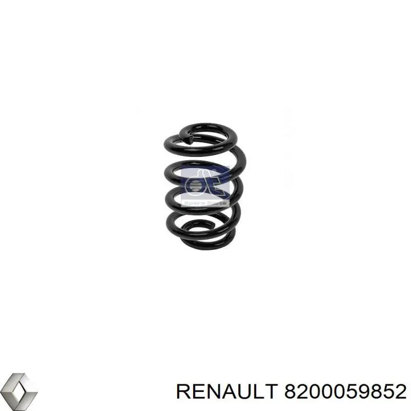 8200059852 Renault (RVI) muelle de suspensión eje delantero