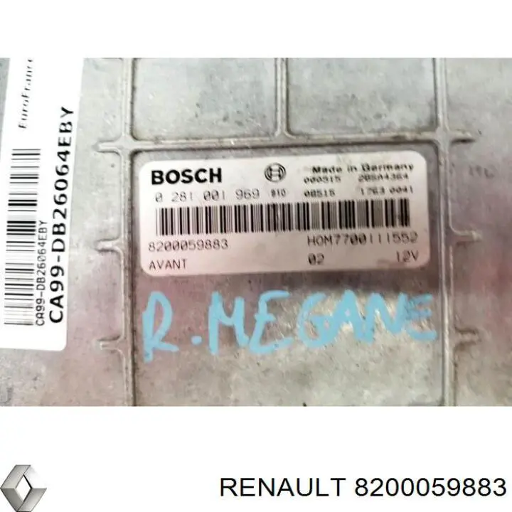 8200059883 Renault (RVI) Centralina Del Motor