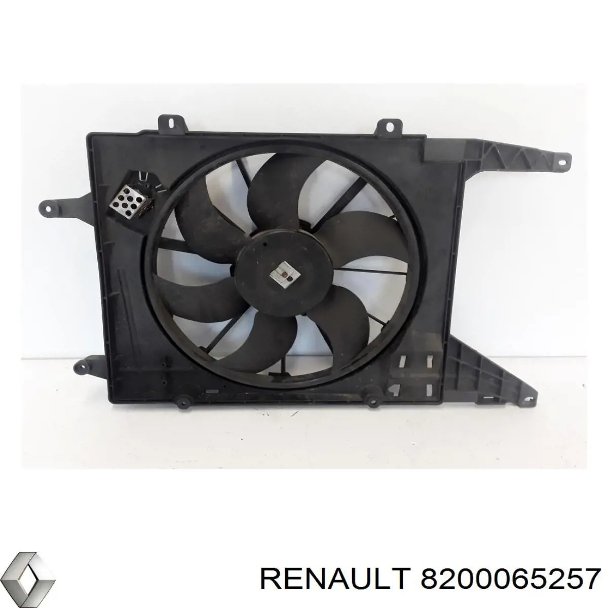 8200065257 Renault (RVI) difusor de radiador, ventilador de refrigeración, condensador del aire acondicionado, completo con motor y rodete
