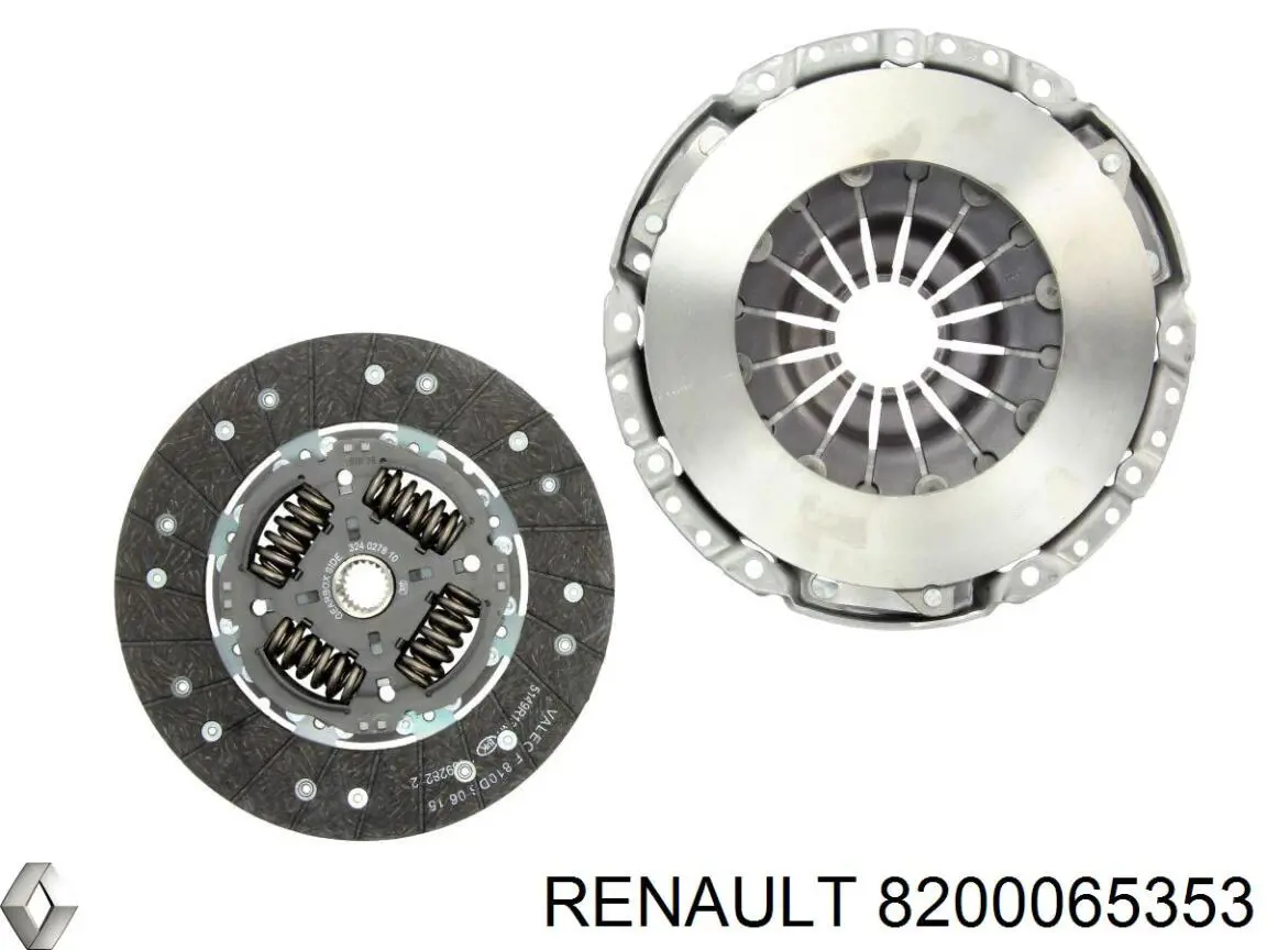 8200065353 Renault (RVI) disco de embrague