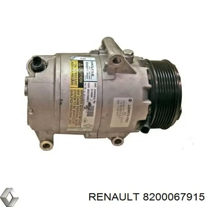 8200067915 Renault (RVI) compresor de aire acondicionado