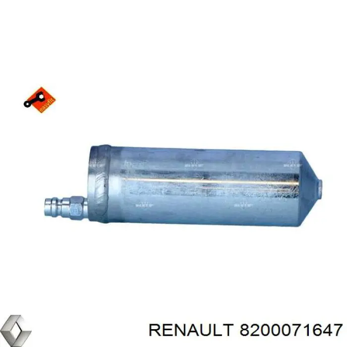 8200071647 Renault (RVI) receptor-secador del aire acondicionado