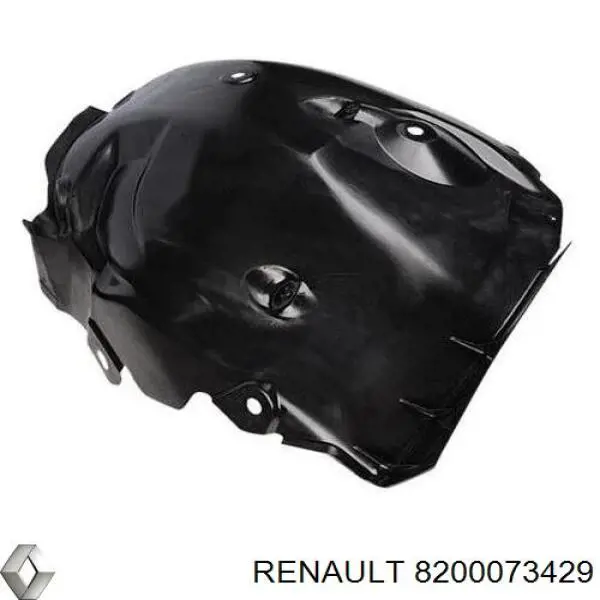 Comprar 8200073429 Renault (RVI) Guardabarros interior trasero derecho del guardafango delantero