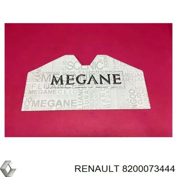 8200073444 Renault (RVI) emblema de tapa de maletero