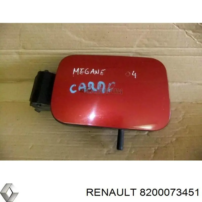 Carcasa del tubo de llenado del depósito de combustible para Renault Megane (BM0, CM0)