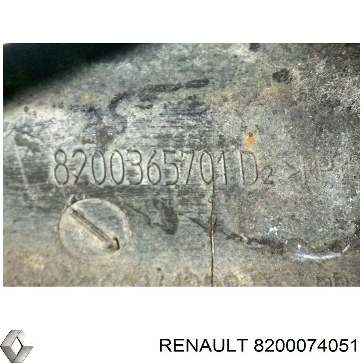 8200074051 Renault (RVI) guardabarros interior, aleta trasera, derecho trasero