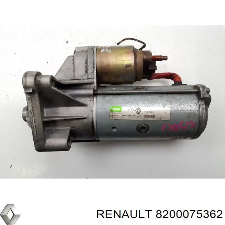 8200075362 Renault (RVI) motor de arranque