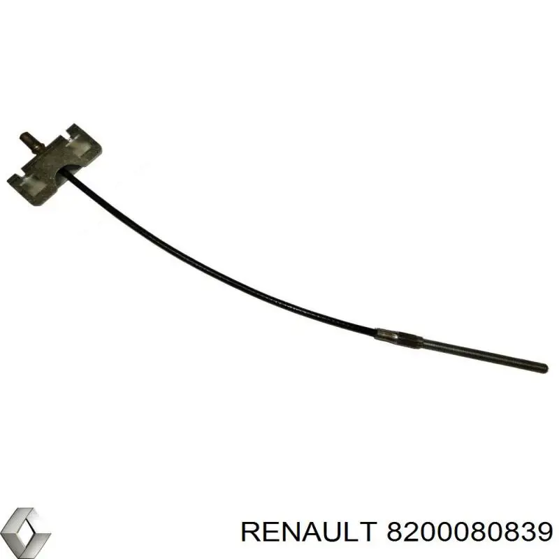 8200080839 Renault (RVI) cable de freno de mano trasero derecho
