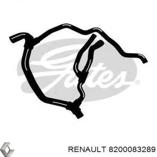 8200083289 Renault (RVI) manguera refrigerante para radiador inferiora