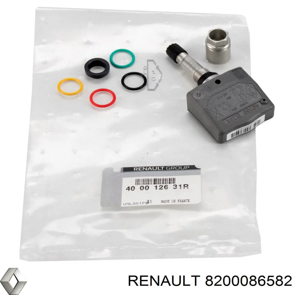 8200086582 Renault (RVI) sensor de presion de neumaticos