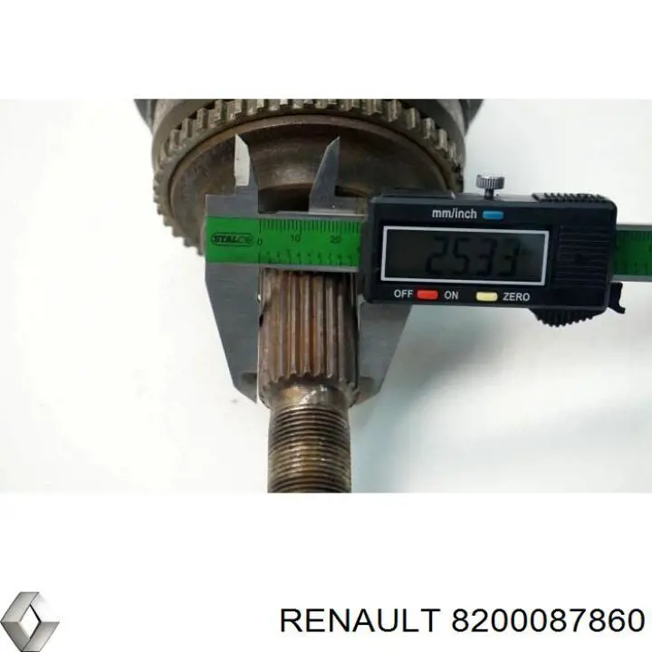 8200087860 Renault (RVI) árbol de transmisión delantero derecho