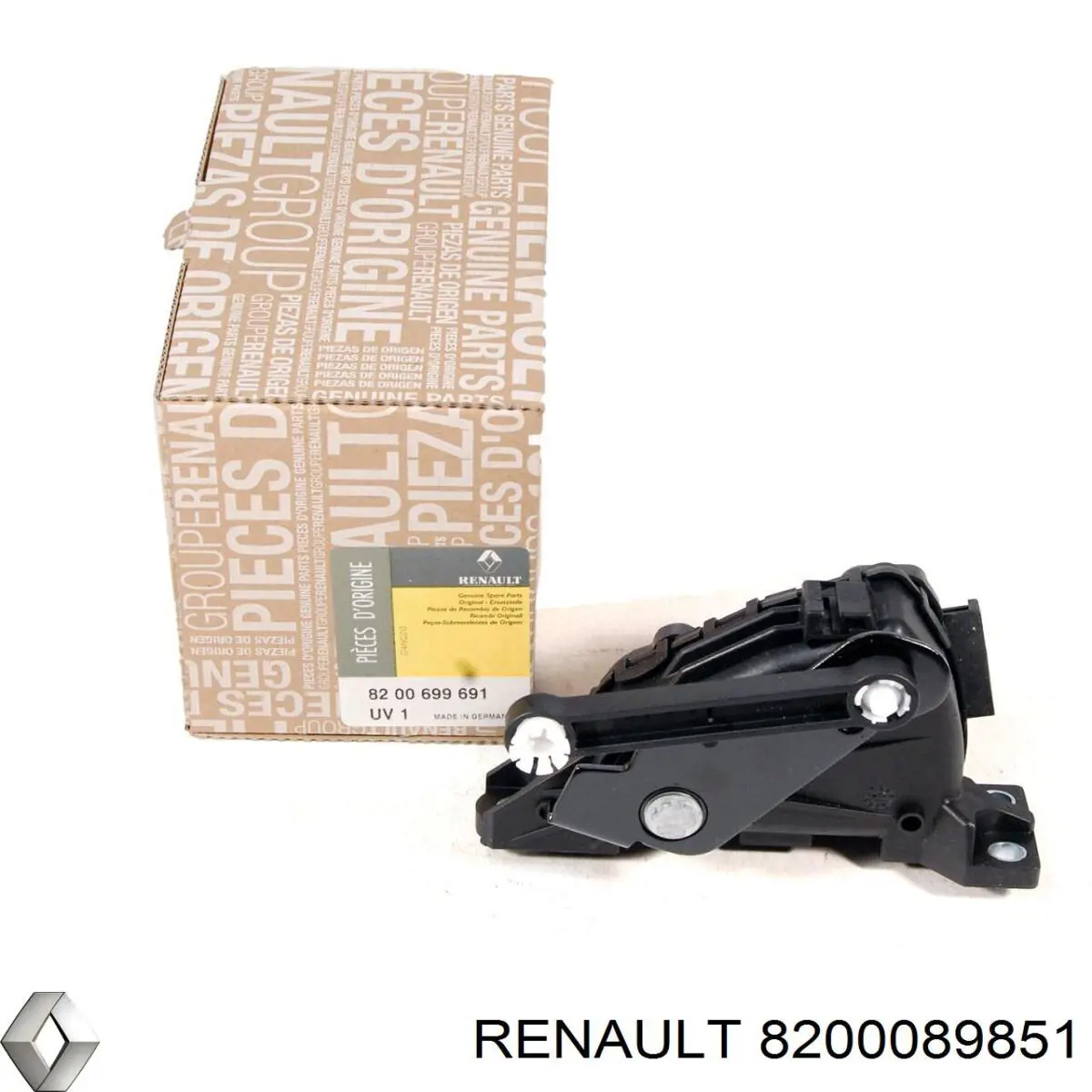 Sensor de posición del pedal del acelerador 8200089851 Renault (RVI)