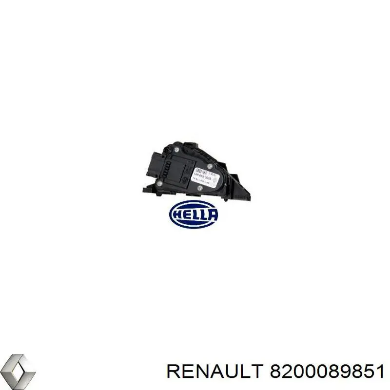 Sensor de posición del pedal del acelerador Renault (RVI) 8200089851