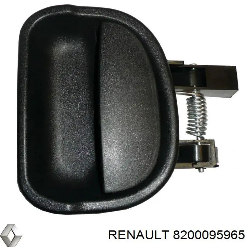 8200095965 Renault (RVI) manecilla de puerta corrediza interior