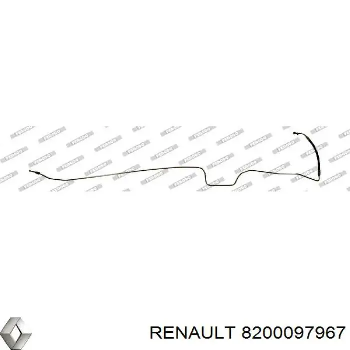 Tubo de freno trasero izquierdo Renault (RVI) 8200097967 precio, desde 66,47 EUR